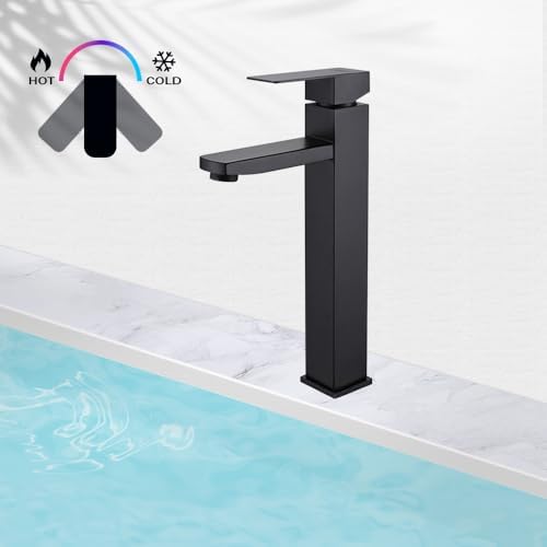 Modern Black Sink Faucet