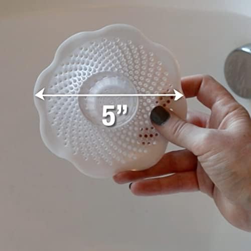 3-Pack Tub Drain Hair Catchers
