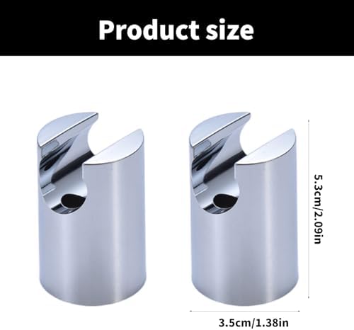 Sturdy 2-Piece Economical Handheld Shower Bracket for Family Use