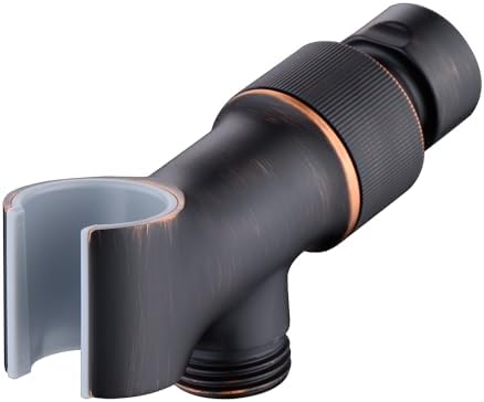 Adjustable shower arm holder