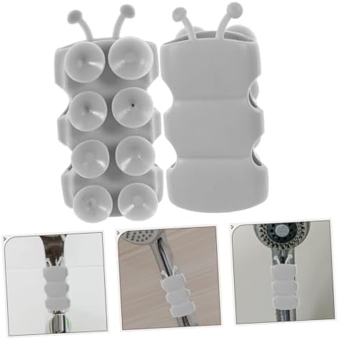 Suction Cup Wall Mount Shower Holder 2-Piece