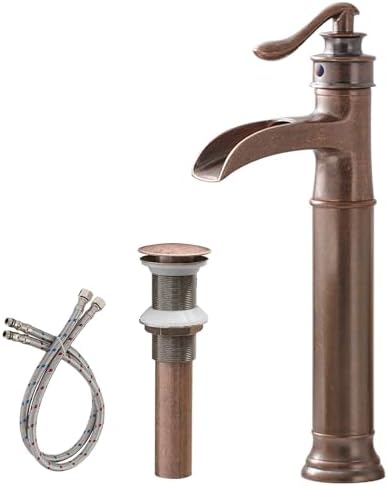 Beautiful Copper Faucet With Waterfall Flow for Your Bathroom