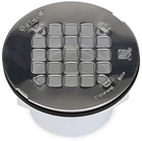 Oatey 42097 101 PS PVC-Solvent Weld Shower Drain with Stainless Steel Strainer