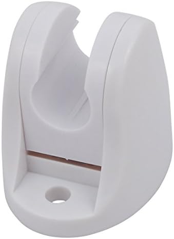 Durable White ABS Plastic Mount Bracket for Bathroom Walls