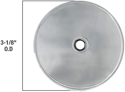 Danco Chrome Single Tub Drain Overflow Plate - 89052