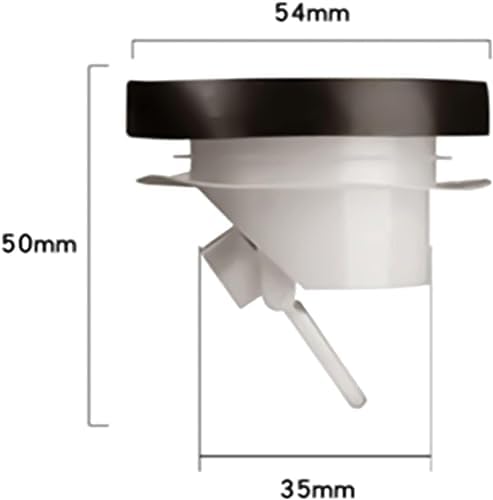 Sluswallow White Odor-Proof Shower Drain Stopper