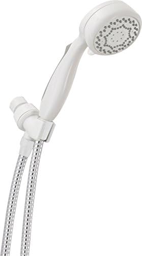 Adjustable Touch-Clean Hand Shower 7-Setting White