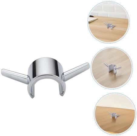 Alipis 2-Piece No-Drill Shower Hook Space-Saving Design