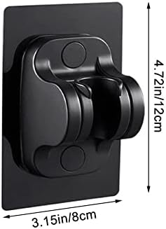 Self-Adhesive Adjustable Shower Head Holder for Wall Mount