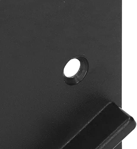 2-Piece Black Shower Curtain Rod Holder Impact-Resistant Wall-Mounted