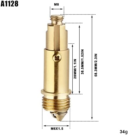 2 x Basin Sink Clicker Pop Up Bolt Drain Plug