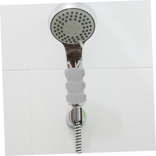 Adjustable 2-Piece Shower Bracket with Suction Cup for Bathroom Fixes