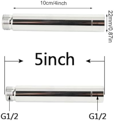 10-Inch Stainless Steel Shower Extension Durable Stylish