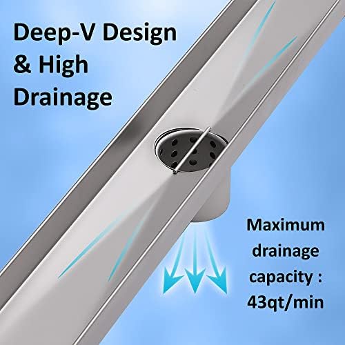 Sturdy Linear Showers Drain 32-inch