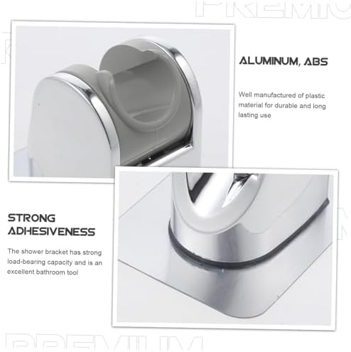 HOMSFOU 2 Set Shower Bracket with Dual Hose