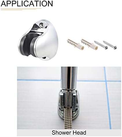 DTGN 276x197-inch Silver Bathroom Shower Head Holder