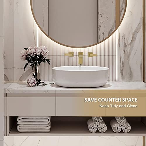 Modern Brass Wall-Mounted Bathroom Faucet