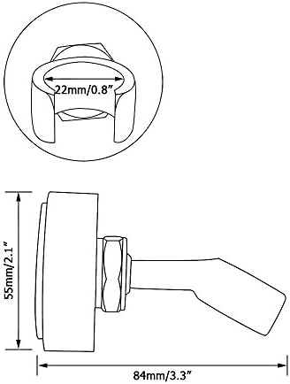 Adjustable Chrome Shower Holder for Handheld Showers