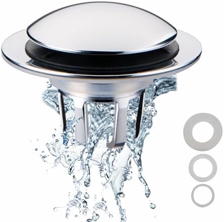 WELSAN Universal Chrome Sink Drain Stopper