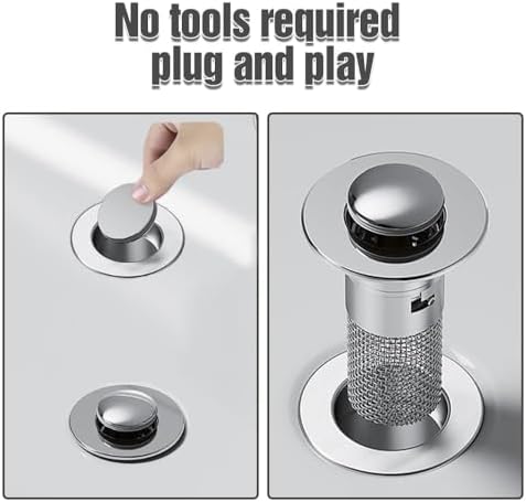Bathroom Sink Drain Strainer DRV4MMA Effortless Effluvium Choice for Your Home