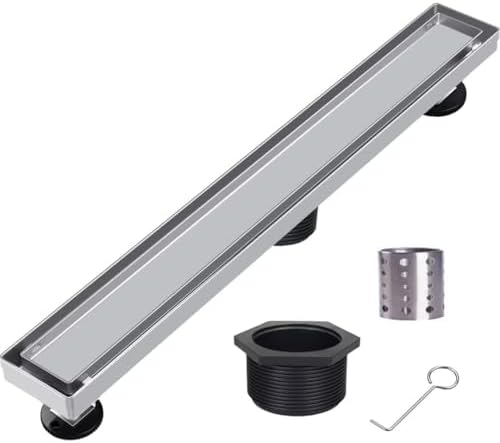 18-Inch Linear Shower Drain with Filter