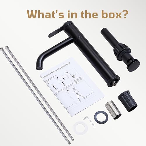 ComllenSturdy Modern Bath Faucet with 360 Flow