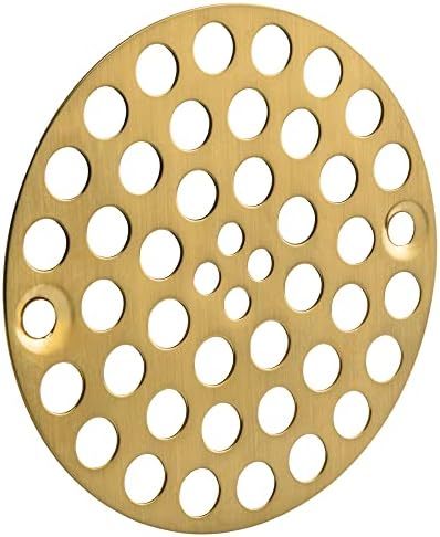 Artiwell 4-inch Screw-In Shower Strainer Drain Cover Brass for Strength