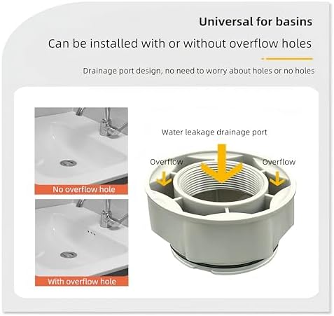 XLRPAT Premium Sink Drain Kit for Bathroom Durable Stain-Proof Features