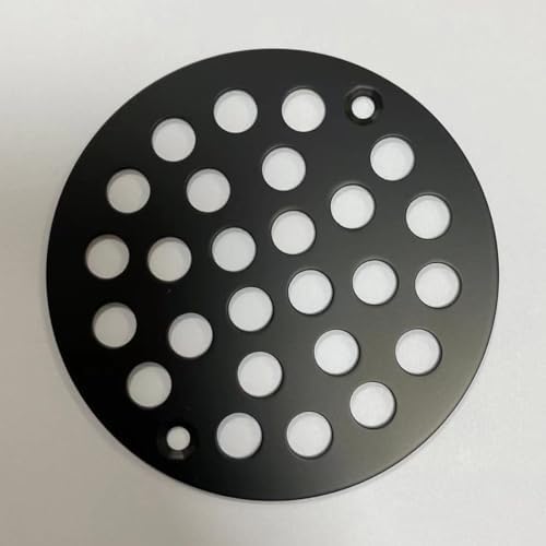 Techzm 4 OD Round Shower Strainer Drain Trim Set
