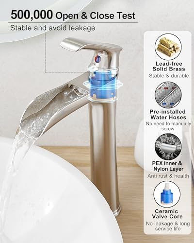Stainless Vessel Sink Faucet