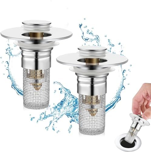 Stainless Steel Sink Drain Filter 2PCS