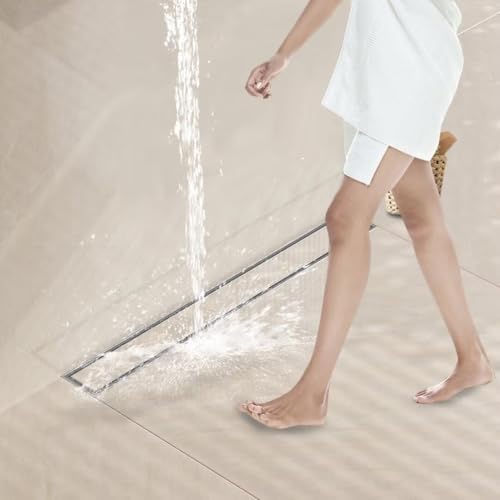 18-Inch Linear Shower Drain with Filter