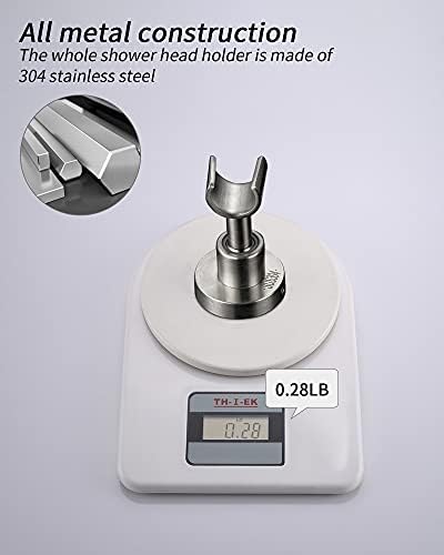 Wall-Mounted 304 Stainless Steel Shower Head Bracket