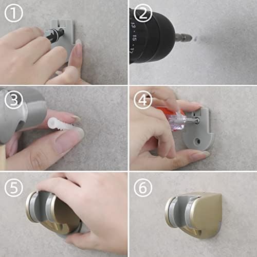 Compact Durable and Stylish Wall-Mounted Shower Holder