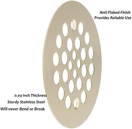 Artiwell 4-14 Shower Strainer Trim Set Champagne Bronze