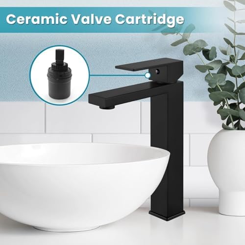 Vessel Sink Faucet Tall Bathroom Faucet with Modern Design