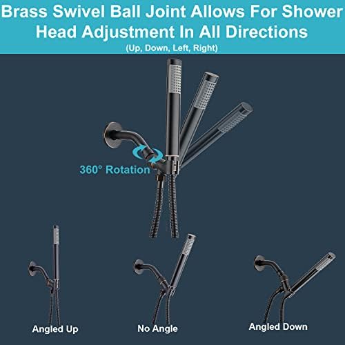 Adjustable shower arm holder