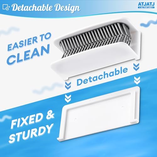 ATJATJ Large Shower Hair Catcher with Silicone Bristles