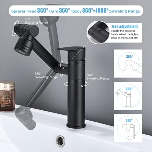 HUAHUA LALA 1080-Degree Swivel Faucet