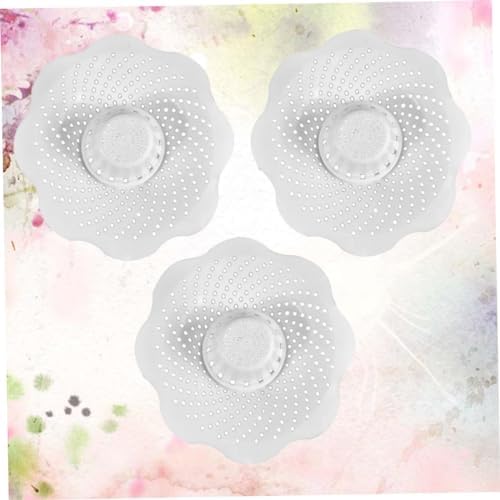 3-Piece Kitchen Bathroom Sink Strainer Cover Set