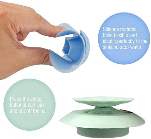 JBER SiliconeBathtub DrainStoppers 5-Pack for bath kitchen