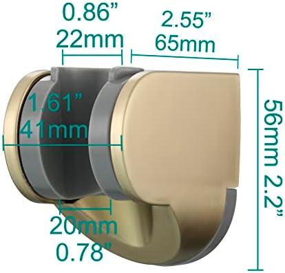 Compact Durable and Stylish Wall-Mounted Shower Holder