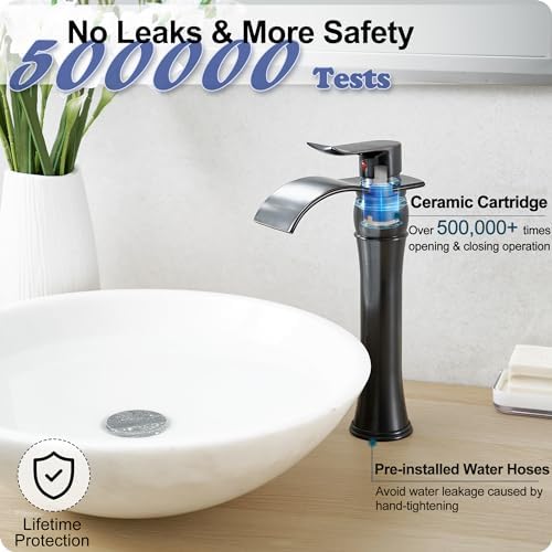 Vessel Sink Faucet Oil Rubbed Bronze 1 Hole