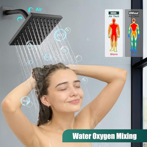 Matte Black Tub Bath Faucet Set