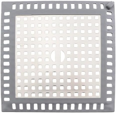 123mm Silver Stainless Steel Floor Drain Sheet Cover