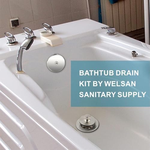 Welsan bathtub drain kit Durable Universal and Easy to Install