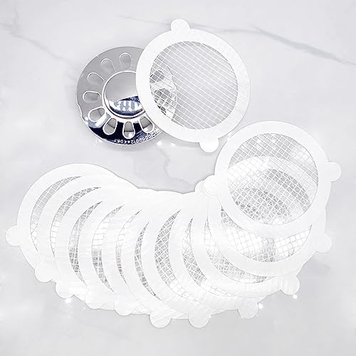 BlingKingdom 12pc Mesh Disposable Hair Catchers for Bathroom Drains 35 Set