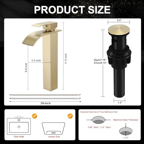 Ruthoe Gold Faucet