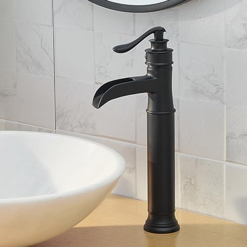 Matte Black Vessel Sink Faucet