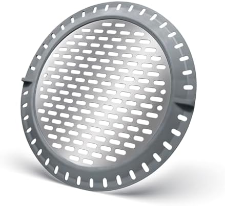 Tifanso 5 Shower Drain Hair Catcher - Stainless Steel with Silicone Rim